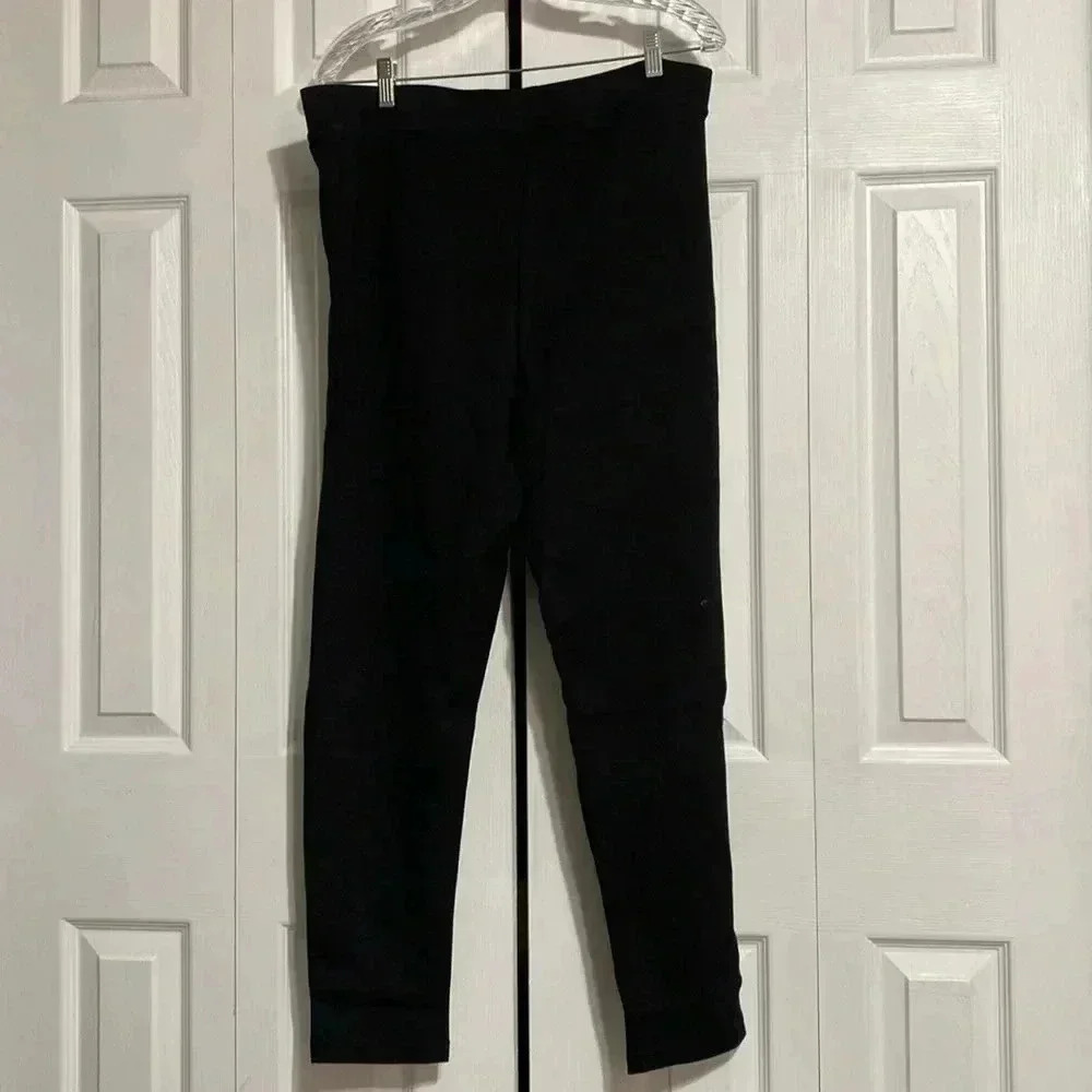 Evans black ankle pant legging